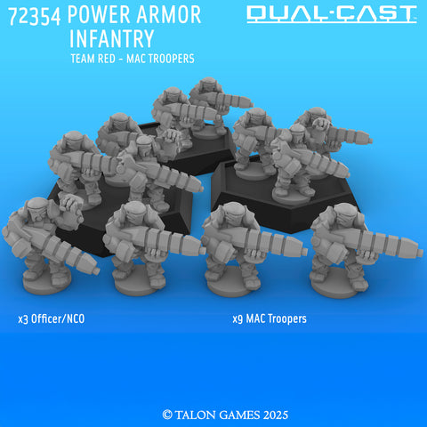 72354 POWER ARMOR INFANTRY - TEAM RED